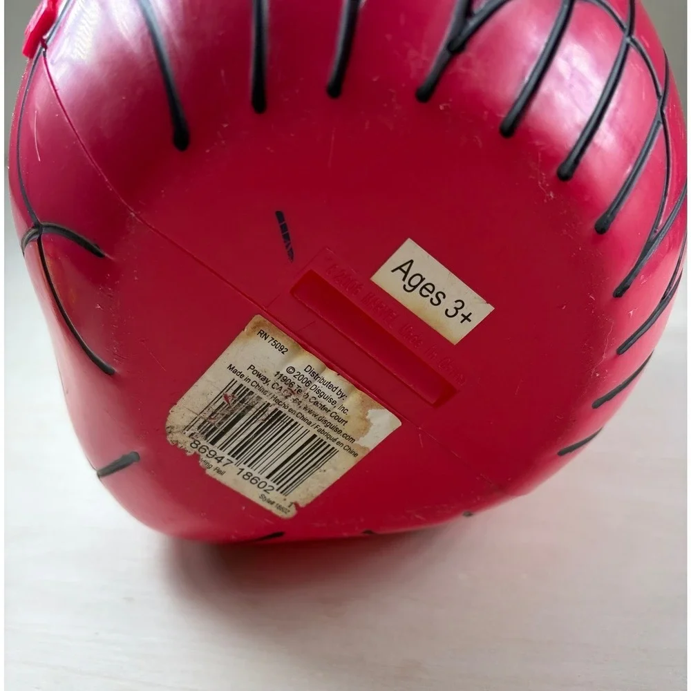 Vintage 2006 Marvel Spider-Man Head Halloween Pail Trick or Treat Bucket Red